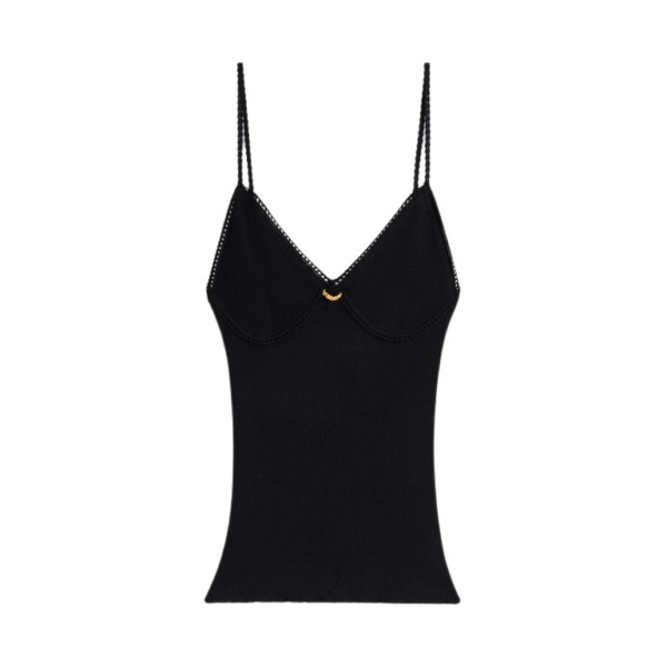 Schiaparelli Piercing Camisole Tops in Schiaparelli Authentic Luxury Fashion at Coveti
