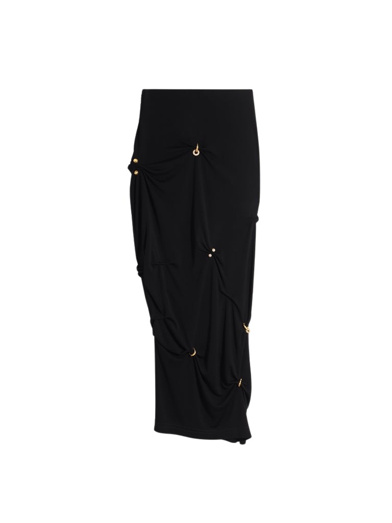 Schiaparelli Piercings Pencil Skirt Skirts in Schiaparelli Authentic Luxury Fashion at Coveti