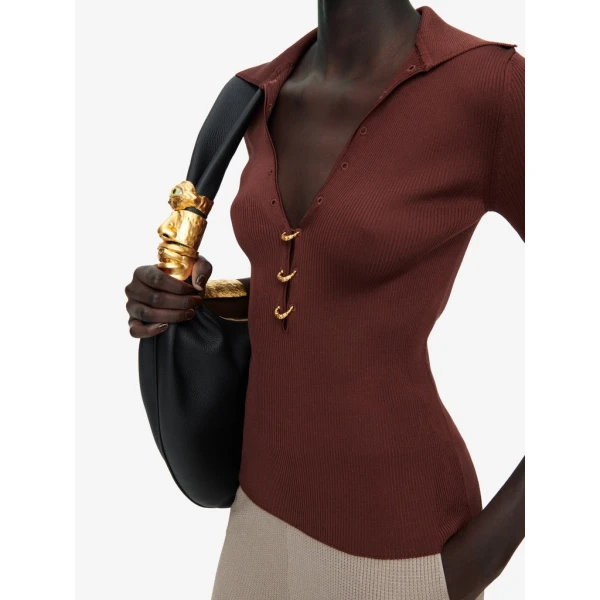 Schiaparelli Piercings Polo Tops in Schiaparelli Authentic Luxury Fashion at Coveti