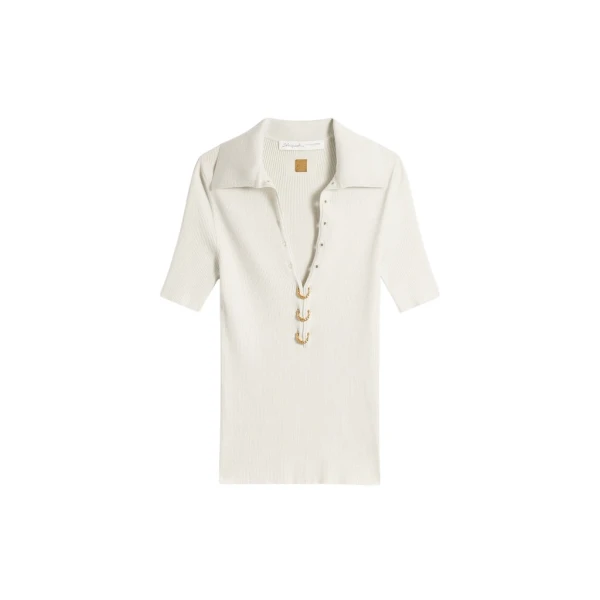 Schiaparelli Piercings Polo Tops in Schiaparelli Authentic Luxury Fashion at Coveti