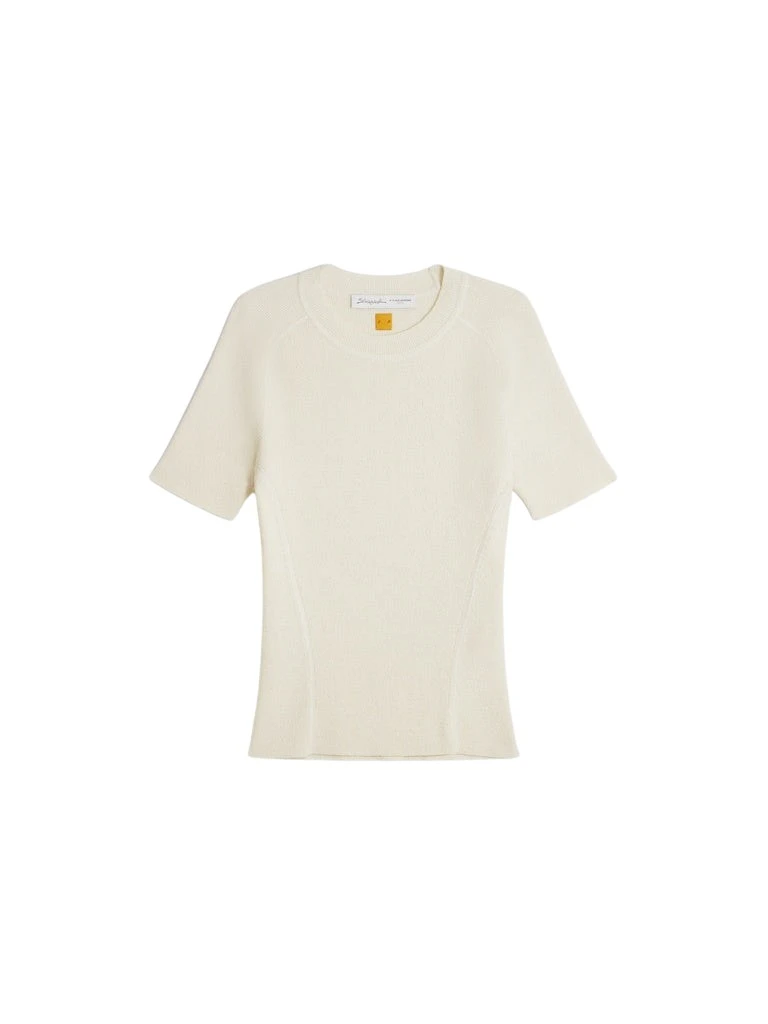Schiaparelli-Raglan-Sleeve-Sweater-331500_nobg Schiaparelli Raglan Sleeve Sweater Knitwear in Schiaparelli Authentic Luxury Fashion at Coveti