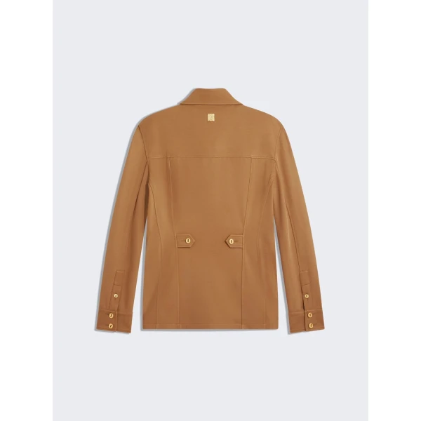 Schiaparelli Safari Cupro Shirt Tops in Schiaparelli Authentic Luxury Fashion at Coveti