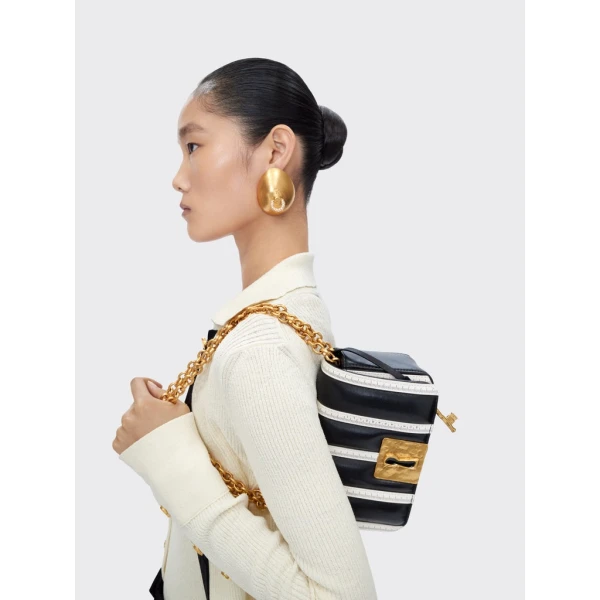 Schiaparelli Satin Bias Cardigan Knitwear in Schiaparelli Authentic Luxury Fashion at Coveti