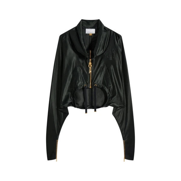 Schiaparelli Satin Bomber Jackets in Schiaparelli Authentic Luxury Fashion at Coveti