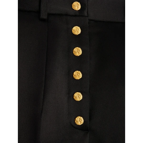 Schiaparelli Satin Cigarette Pants Pants in Schiaparelli Authentic Luxury Fashion at Coveti