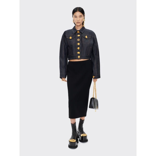 Schiaparelli Short Jacket With Rounded Sleeves Jackets in Schiaparelli Authentic Luxury Fashion at Coveti