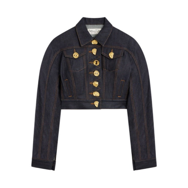 Schiaparelli Short Jacket With Rounded Sleeves Jackets in Schiaparelli Authentic Luxury Fashion at Coveti