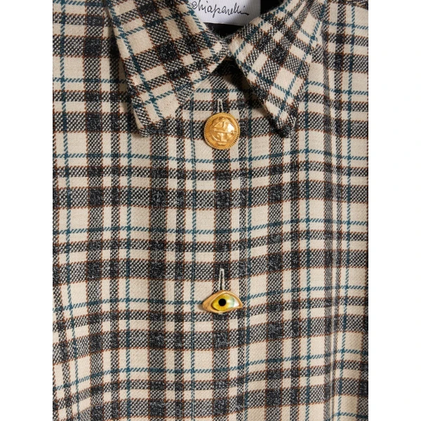 Schiaparelli Short Shirt Dress Dresses in Schiaparelli Authentic Luxury Fashion at Coveti