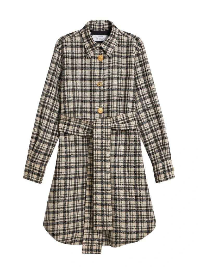 Schiaparelli-Short-Shirt-Dress42010_nobg Schiaparelli Short Shirt Dress Dresses in Schiaparelli Authentic Luxury Fashion at Coveti