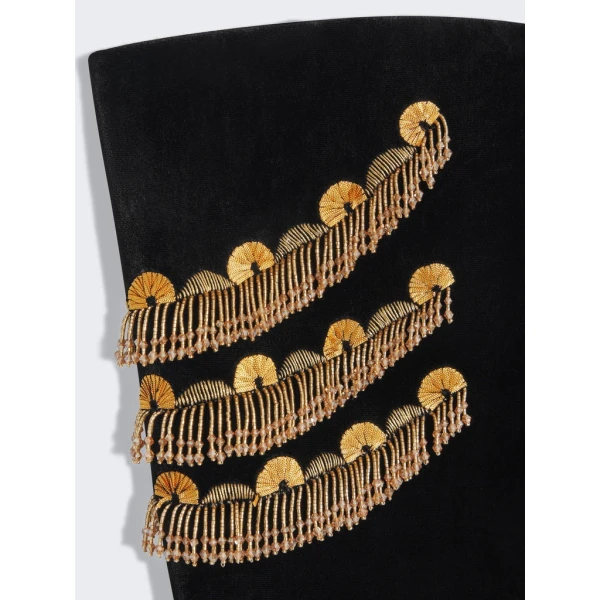 Schiaparelli Skeleton Bustier Dress Dresses in Schiaparelli Authentic Luxury Fashion at Coveti