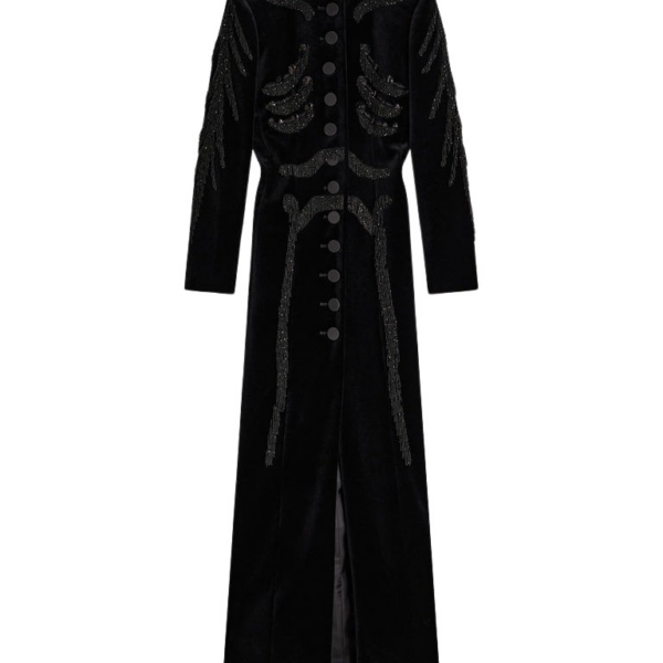 Schiaparelli Skeleton Dress-Coat Dresses in Schiaparelli Authentic Luxury Fashion at Coveti