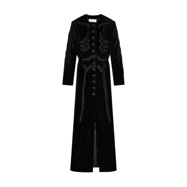 Schiaparelli Skeleton Dress-Coat Coats in Schiaparelli Authentic Luxury Fashion at Coveti