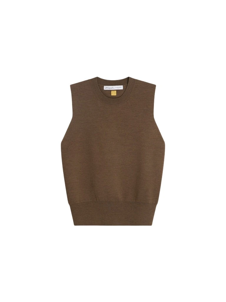 Schiaparelli-Sleeveless-Jumper-413816_nobg Schiaparelli Sleeveless Jumper Knitwear in Schiaparelli Authentic Luxury Fashion at Coveti