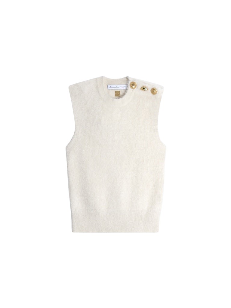 Schiaparelli Sleeveless Jumper Knitwear in Schiaparelli Authentic Luxury Fashion at Coveti