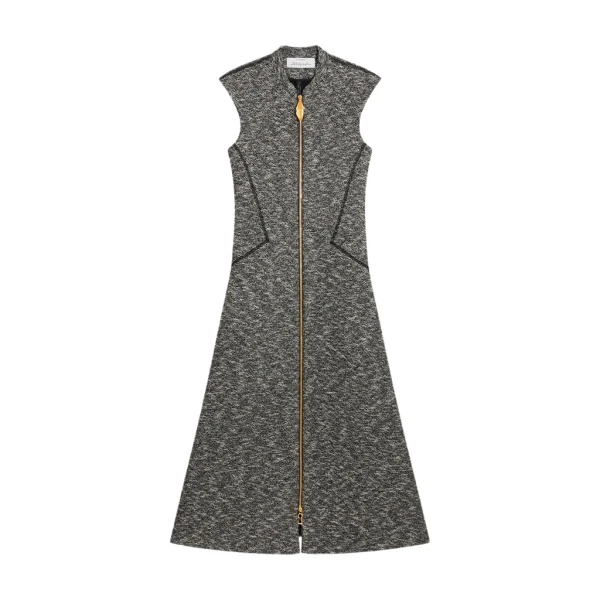 Schiaparelli Sleeveless Zip-Up Dress Dresses in Schiaparelli Authentic Luxury Fashion at Coveti