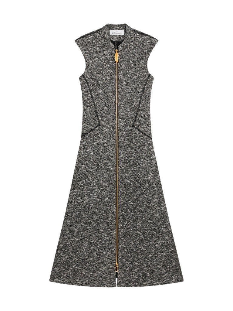 Schiaparelli Sleeveless Zip-Up Dress Dresses in Schiaparelli Authentic Luxury Fashion at Coveti