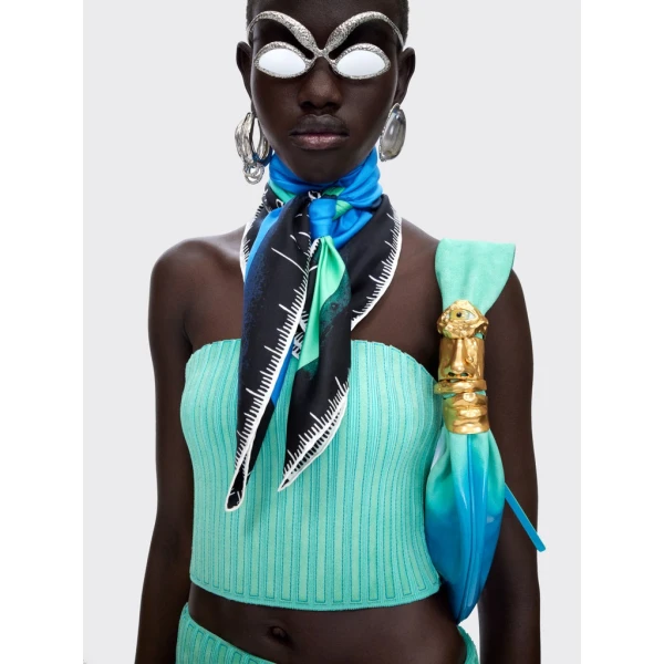 Schiaparelli Strapless Leather Top Tops in Schiaparelli Authentic Luxury Fashion at Coveti