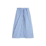 Schiaparelli Striped Poplin Skirt Skirts in Schiaparelli Authentic Luxury Fashion at Coveti