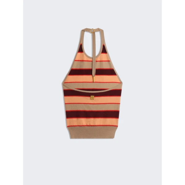 Schiaparelli Striped Tank Top Tops in Schiaparelli Authentic Luxury Fashion at Coveti