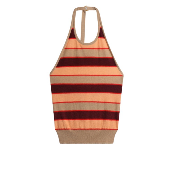 Schiaparelli Striped Tank Top Tops in Schiaparelli Authentic Luxury Fashion at Coveti