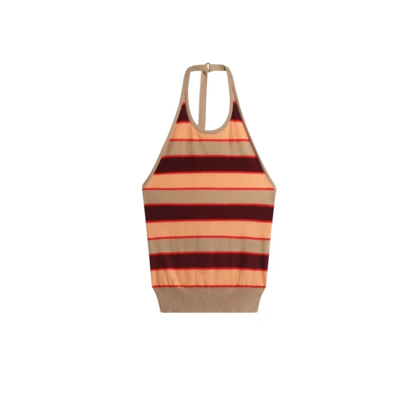 Schiaparelli Striped Tank Top Tops in Schiaparelli Authentic Luxury Fashion at Coveti