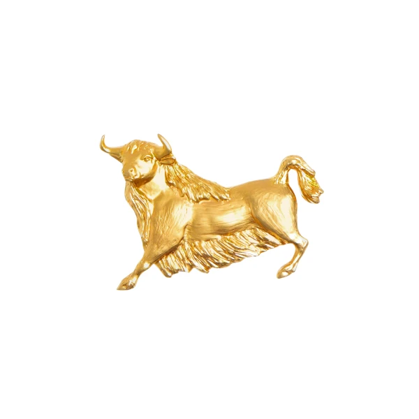 Schiaparelli Taurus Brooch