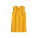 Schiaparelli Textured Linen Sleeveless Dress Dresses in Schiaparelli Authentic Luxury Fashion at Coveti