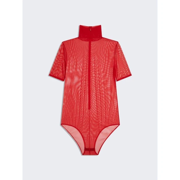 Schiaparelli Transparent Bodysuit Bodysuit in Schiaparelli Authentic Luxury Fashion at Coveti