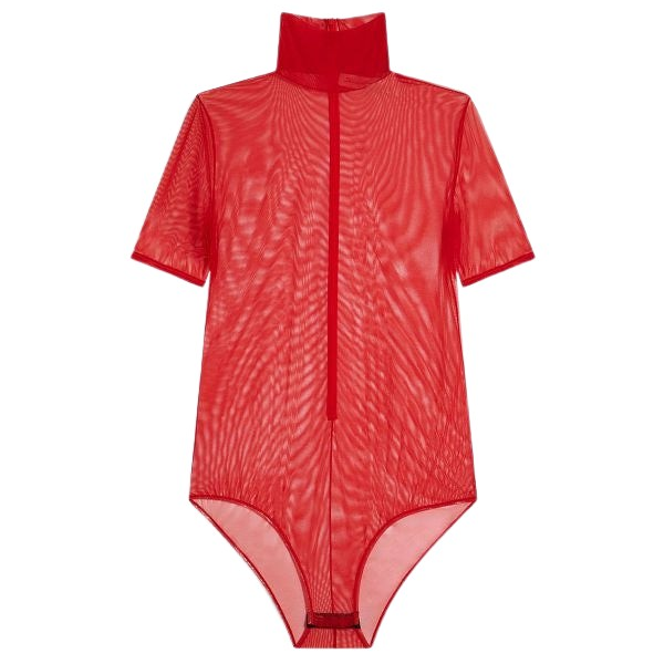 Schiaparelli Transparent Bodysuit Bodysuit in Schiaparelli Authentic Luxury Fashion at Coveti