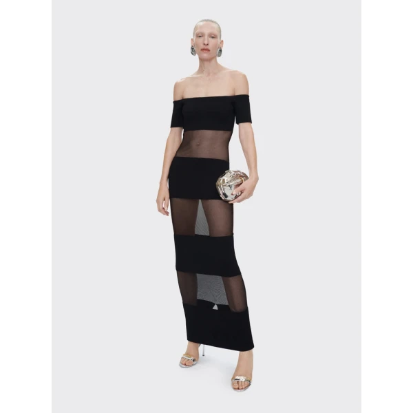 Schiaparelli Transparent Mesh Dress Dresses in Schiaparelli Authentic Luxury Fashion at Coveti