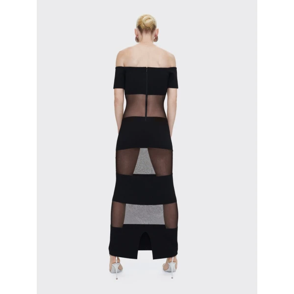 Schiaparelli Transparent Mesh Dress Dresses in Schiaparelli Authentic Luxury Fashion at Coveti