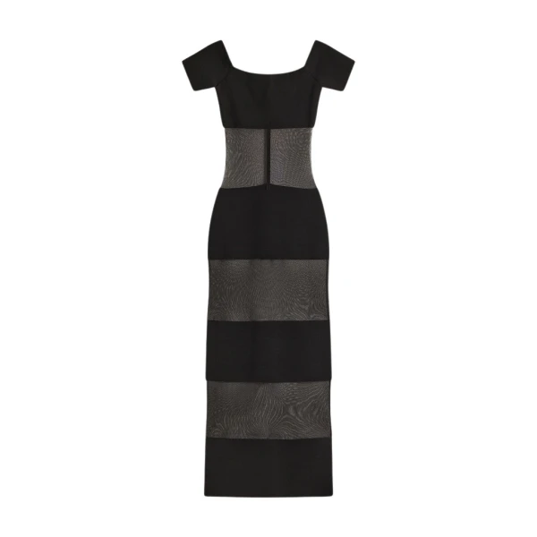 Schiaparelli Transparent Mesh Dress Dresses in Schiaparelli Authentic Luxury Fashion at Coveti