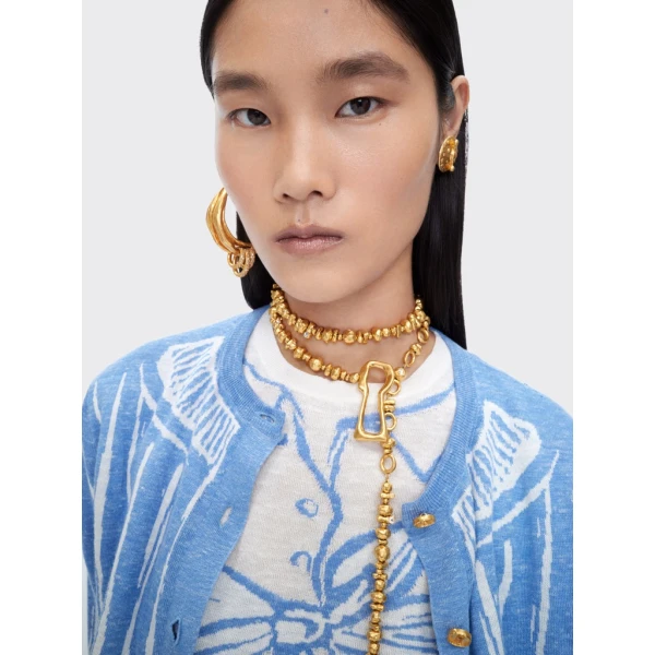 Schiaparelli Trompe L'Oeil Cardigan Knitwear in Schiaparelli Authentic Luxury Fashion at Coveti