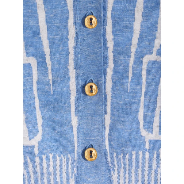 Schiaparelli Trompe L'Oeil Cardigan Knitwear in Schiaparelli Authentic Luxury Fashion at Coveti