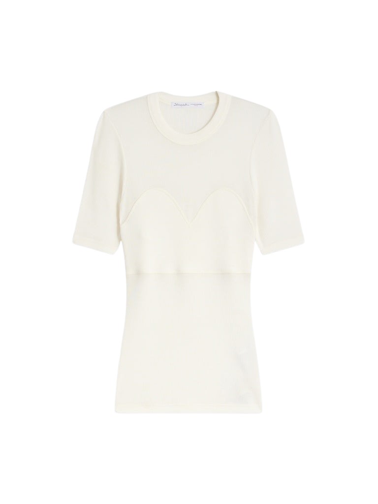 Schiaparelli Trompe L'Oeil Corset Top Tops in Schiaparelli Authentic Luxury Fashion at Coveti