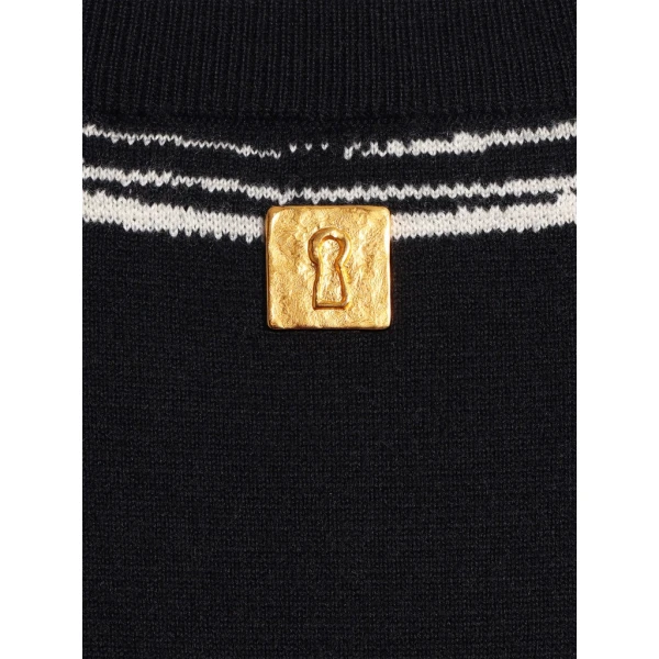 Schiaparelli Trompe L'Oeil Jumper Knitwear in Schiaparelli Authentic Luxury Fashion at Coveti