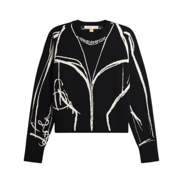 Schiaparelli Trompe L'Oeil Jumper Knitwear in Schiaparelli Authentic Luxury Fashion at Coveti
