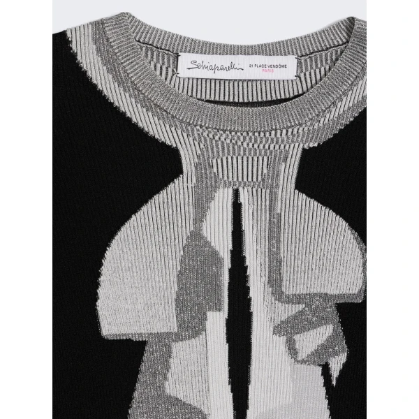Schiaparelli Trompe L'Oeil Jumper Knitwear in Schiaparelli Authentic Luxury Fashion at Coveti