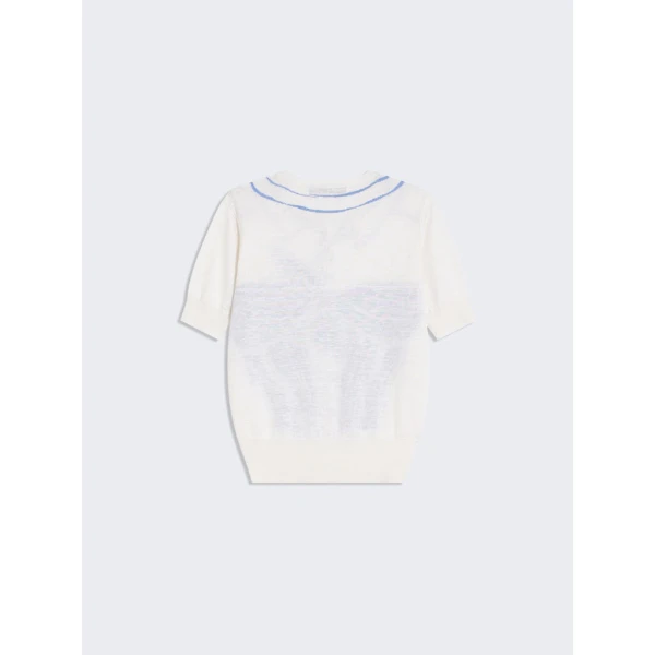 Schiaparelli Trompe L'Oeil Knotted Top Jumper Tops in Schiaparelli Authentic Luxury Fashion at Coveti