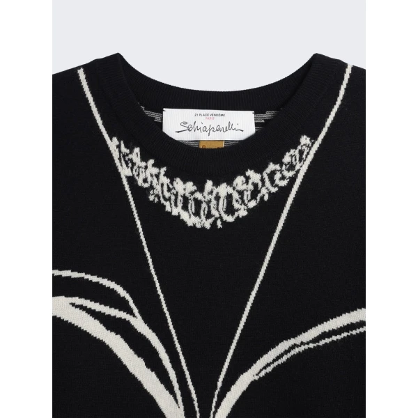 Schiaparelli Trompe L'Oeil Mini Dress Dresses in Schiaparelli Authentic Luxury Fashion at Coveti
