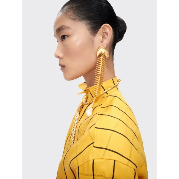 Schiaparelli Tuxedo Shirt Tops in Schiaparelli Authentic Luxury Fashion at Coveti