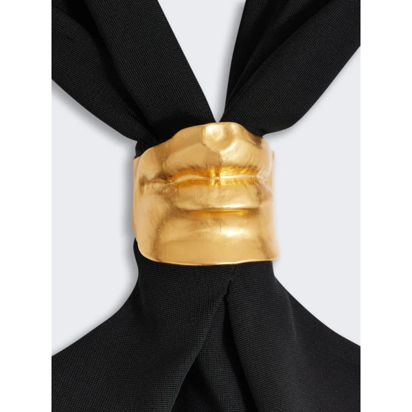 Schiaparelli Twisted Bijou Halter Dress Dresses in Schiaparelli Authentic Luxury Fashion at Coveti