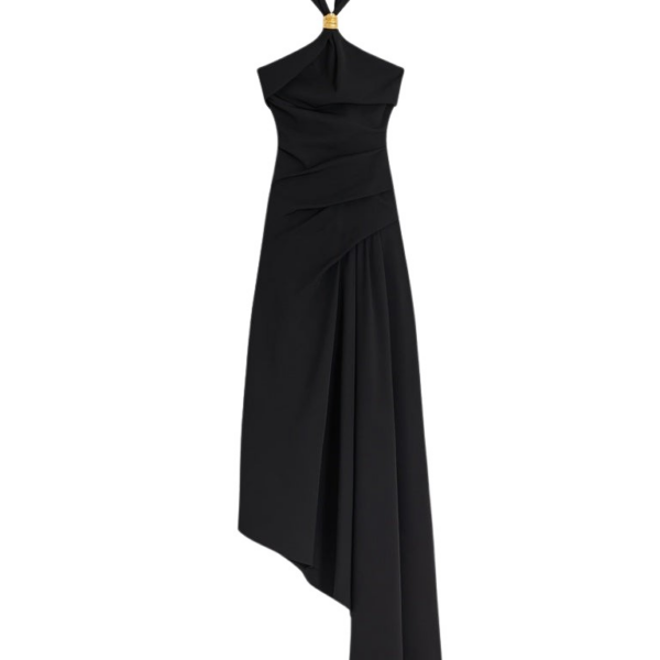 Schiaparelli Twisted Bijou Halter Dress Dresses in Schiaparelli Authentic Luxury Fashion at Coveti