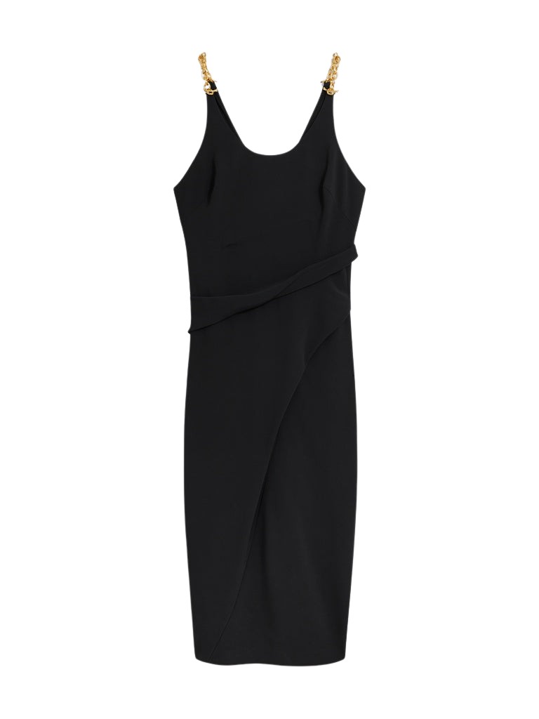 Schiaparelli Twisted Bijoux Dress Dresses in Schiaparelli Authentic Luxury Fashion at Coveti