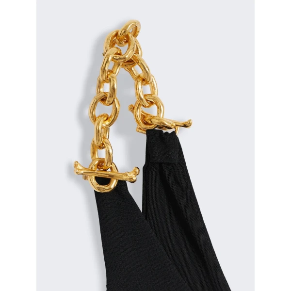 Schiaparelli Twisted Bijoux Dress Dresses in Schiaparelli Authentic Luxury Fashion at Coveti