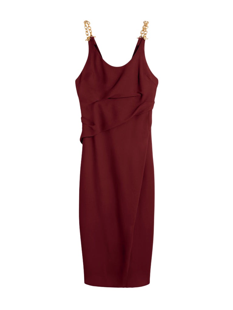 Schiaparelli Twisted Bijoux Dress Dresses in Schiaparelli Authentic Luxury Fashion at Coveti