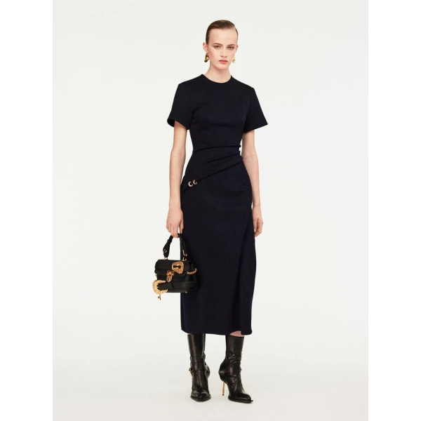 Schiaparelli Twisted Long Dress Dresses in Schiaparelli Authentic Luxury Fashion at Coveti