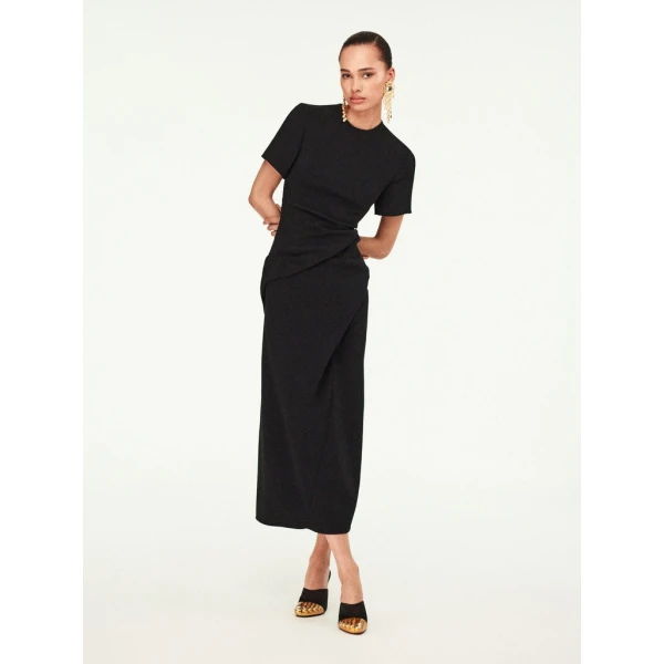 Schiaparelli Twisted Long Dress Dresses in Schiaparelli Authentic Luxury Fashion at Coveti