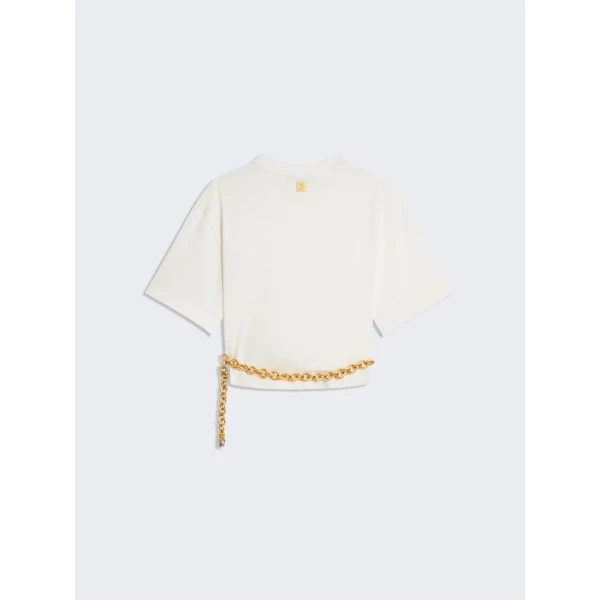 Schiaparelli Twisted T-Shirt Tops in Schiaparelli Authentic Luxury Fashion at Coveti