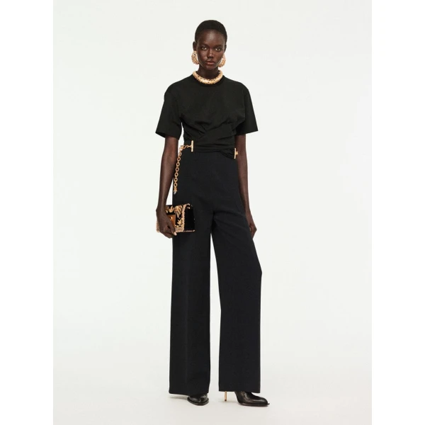 Schiaparelli Twisted T-Shirt Tops in Schiaparelli Authentic Luxury Fashion at Coveti